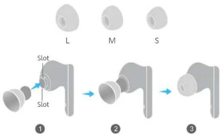 HUAWEI FreeBuds 5i - Changing ear tips - 1