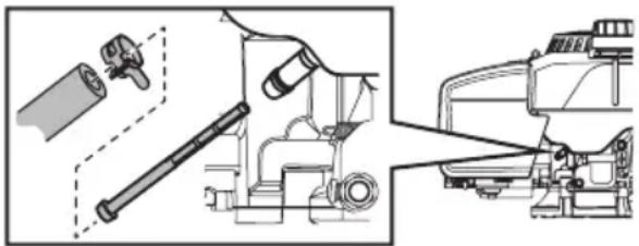 TROY-BILT TBE550 - Mantenimiento del Filtro de Combustible - 1