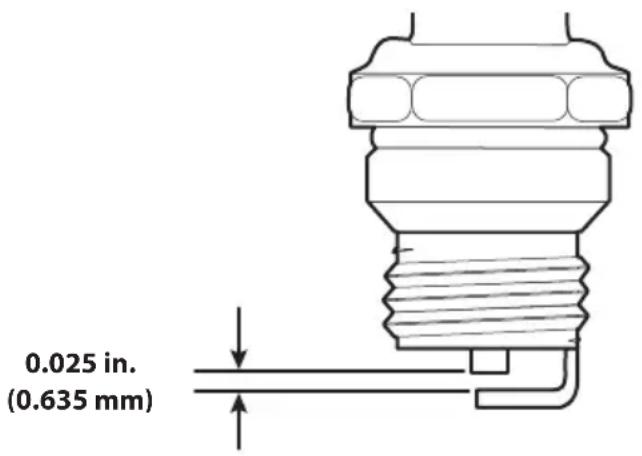 TROY-BILT TB25C - MAINTAINING THE SPARK PLUG - 2