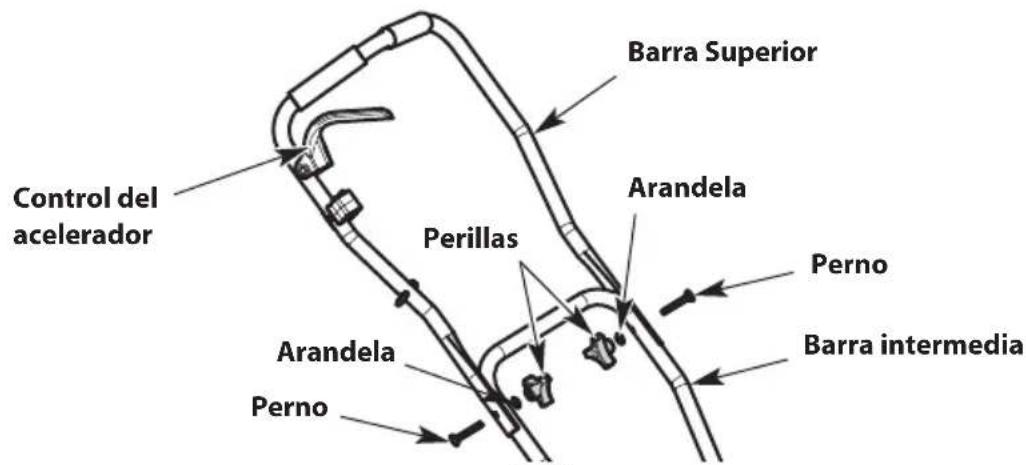 TROY-BILT TBE304 - Instalacion de la Barra Superior - 3