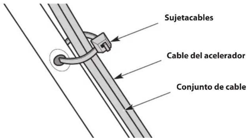 TROY-BILT TBE304 - Aseguramente de la Cuerda de Arranque, el Cable del Accelerador y el Conjunto de Cable - 4
