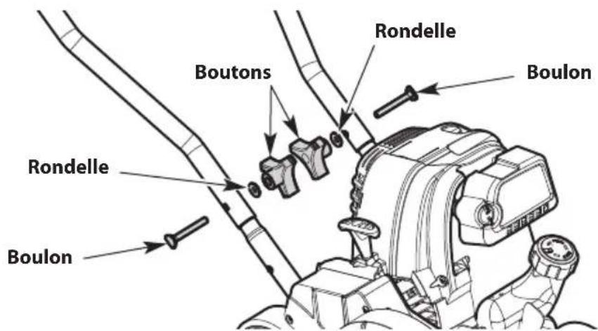 TROY-BILT TBE304 - Installation de l'arbre supérieur - 2
