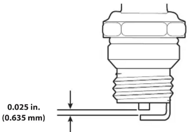 TROY-BILT TBE252 - MAINTAINING THE SPARK PLUG - 2