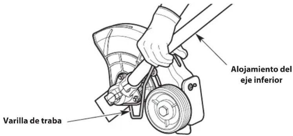 TROY-BILT TBE252 - Instalación de la cuchilla - 4