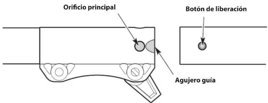 TROY-BILT TBE252 - Extracción del accesorio - 3