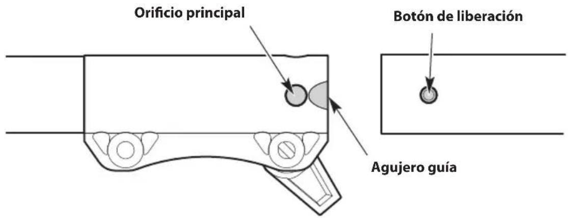 TROY-BILT TB252S - Extracción del accesorio - 3