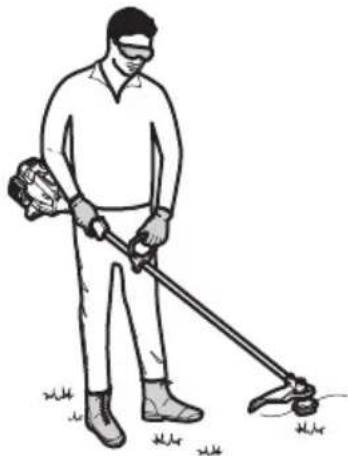 TROY-BILT TB25SB - CÓMO SOSTENER LA UNIDAD - 3