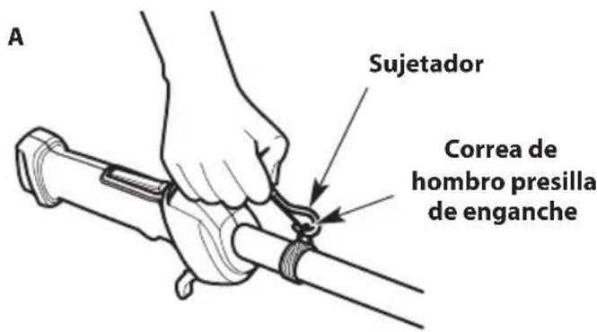 TROY-BILT TB304H - Uso de la correa de hombro - 2