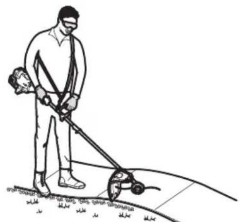TROY-BILT TB304H - Maintaining the Trimming Line - 1