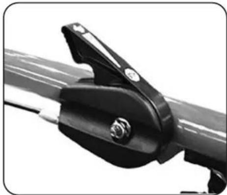TROY-BILT Big Red - Cable y palanca del acelerador del motor - 2