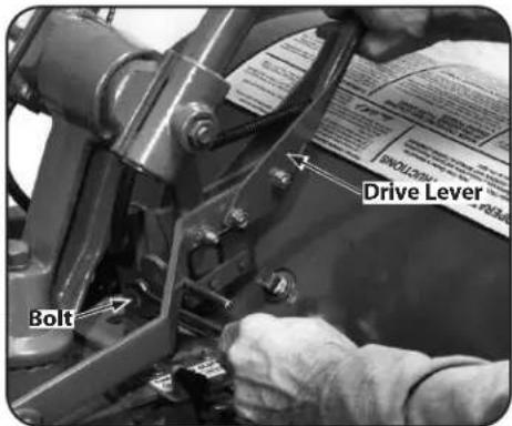 TROY-BILT Big Red - How to Adjust the Belt Tension - 3