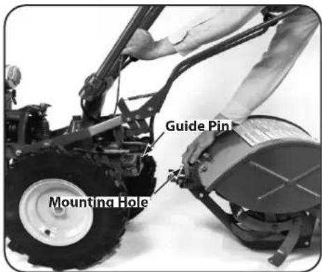 TROY-BILT Big Red - Removing the Tine Attachment - 4