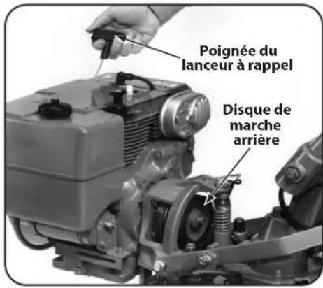 TROY-BILT Big Red - Vérification et réglage du disque arrière - 1