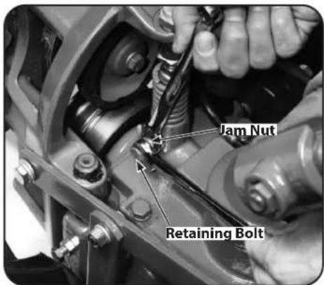 TROY-BILT Big Red - Adjusting the Reverse Drive: - 1