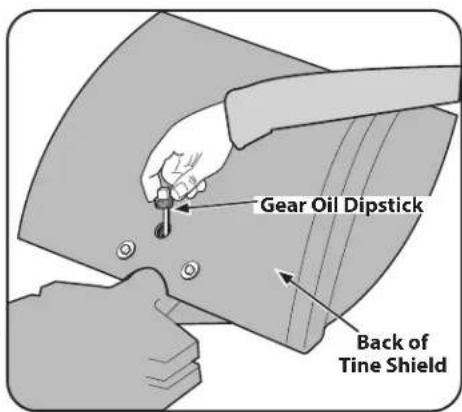 TROY-BILT Big Red - Tine Attachment Oil Level - 1