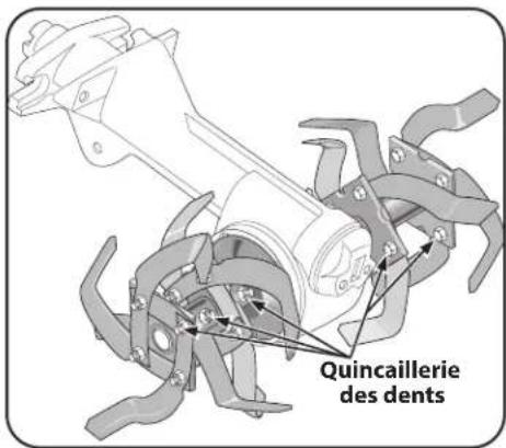 TROY-BILT Big Red - Quincaillerie des dents - 1