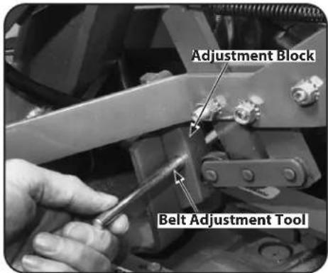 TROY-BILT Big Red - How to Adjust the Belt Tension - 1