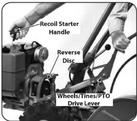 TROY-BILT Big Red - Checking and Adjusting the Reverse Disc - 2