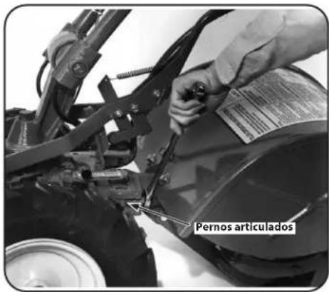 TROY-BILT Big Red - Extracción del accesorio de dientes - 2