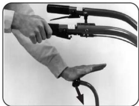 TROY-BILT Big Red - Engaging the Drive & Tines - 3