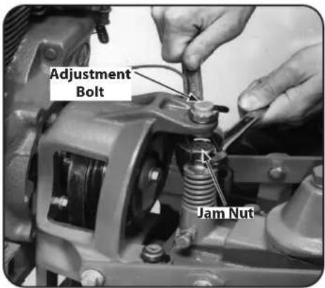 TROY-BILT Big Red - Adjusting the Reverse Drive: - 2