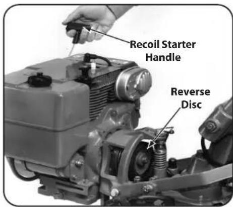 TROY-BILT Big Red - Checking and Adjusting the Reverse Disc - 1