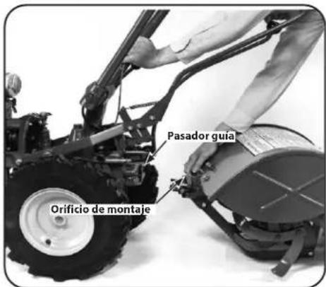TROY-BILT Big Red - Extracción del accesorio de dientes - 4