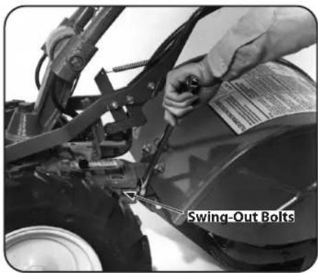 TROY-BILT Big Red - Removing the Tine Attachment - 2