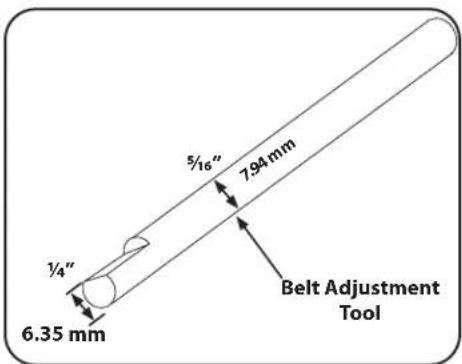 TROY-BILT Big Red - How to Measure the Belt Tension - 1