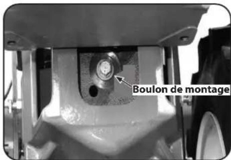 TROY-BILT Big Red - Boulon de montage de la poulie de transmission - 1