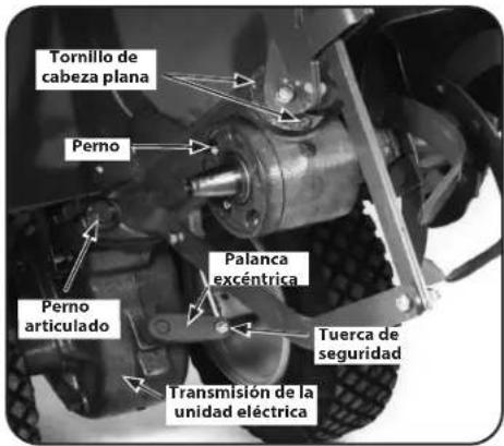 TROY-BILT Big Red - Tornillos de la tapa de cojinete trasero - 1
