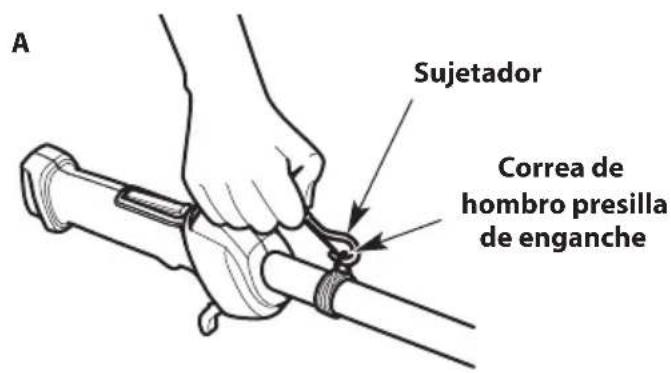 TROY-BILT TB25PS - Uso de la correa de hombro - 2