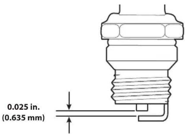 TROY-BILT TB25PS - MAINTAINING THE SPARK PLUG - 2