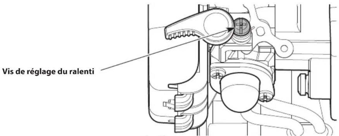 TROY-BILT TB25PS - RÉGLAGE DU RALENTI - 2