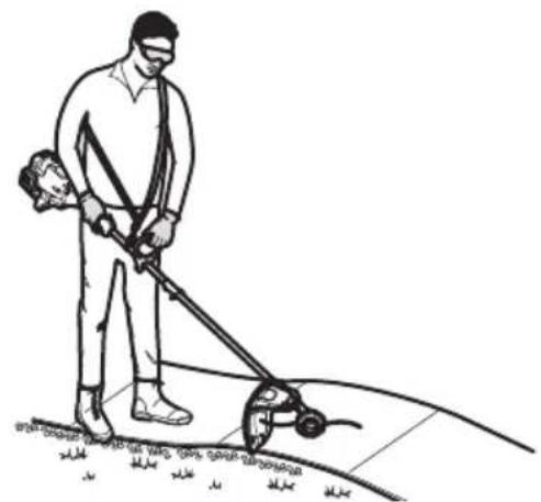 TROY-BILT TB304S - Entretien du fil de coupe - 1