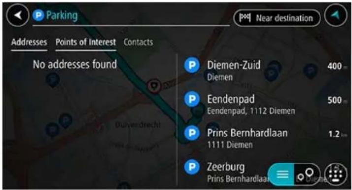 TOMTOM GO Navigation - Trouver un parking - 5