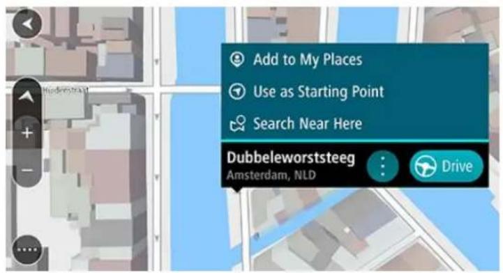 TOMTOM GO Navigation - Planifier un parcours vers un contact à l'aide de la recherche - 5