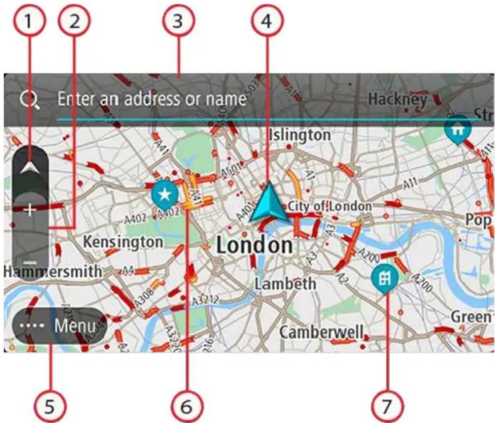 TOMTOM GO Navigation - Mode carte - 1