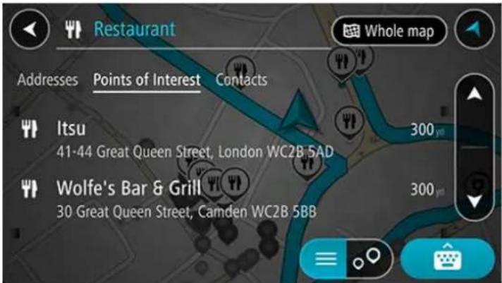 TOMTOM GO Navigation - Démarrer une recherche - 3
