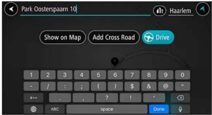 TOMTOM GO Navigation - Planifier un parcours à l'aide de la fonction de recherche - 3