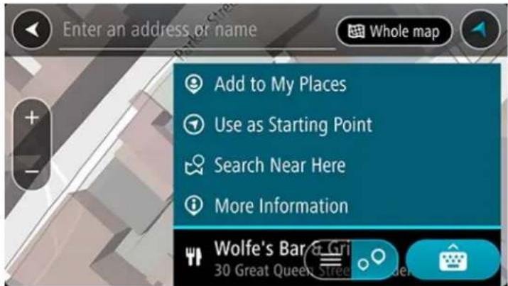 TOMTOM GO Navigation - Démarrer une recherche - 5