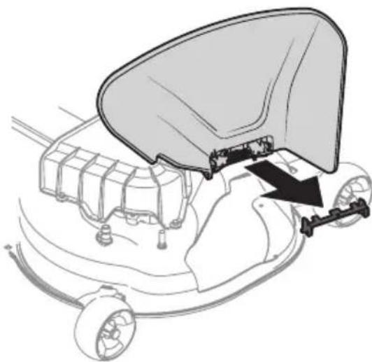TROY-BILT Mustang Z42 - Quitando el soporte de tope (si fuera necesario) - 1
