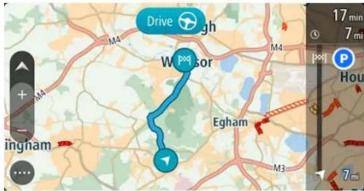 TOMTOM Bridge - Naviguer à l'aide d'un parcours enregistré - 1