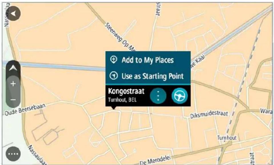 TOMTOM Bridge - Planifier un parcours à l'aide de la carte - 3