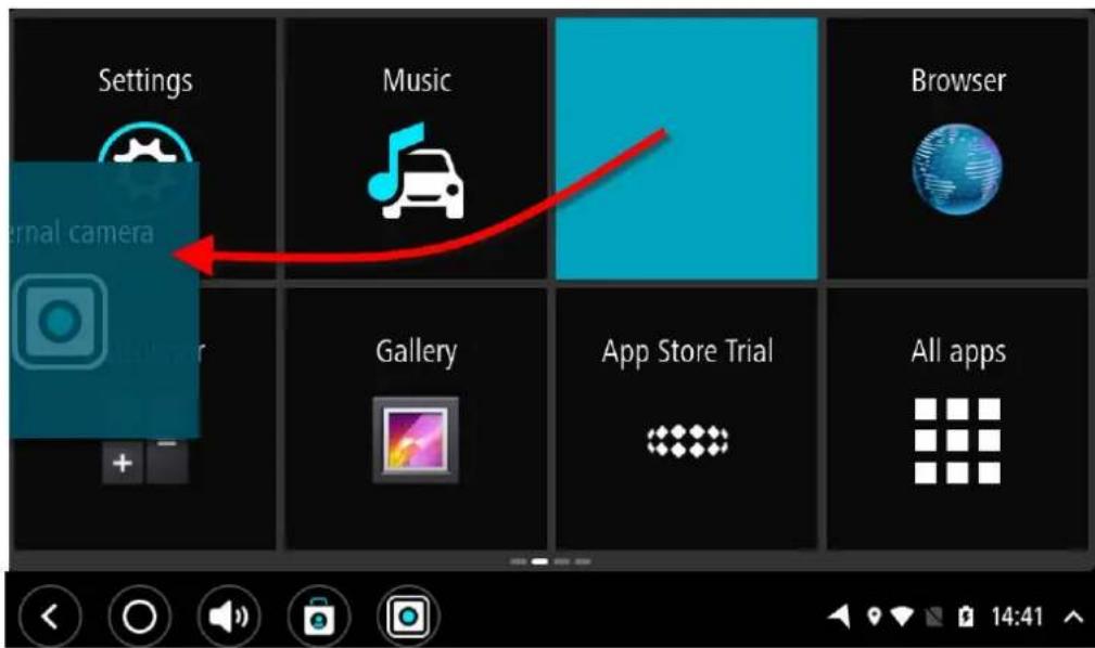 TOMTOM Bridge - Déplacer les applis et les widgets - 1