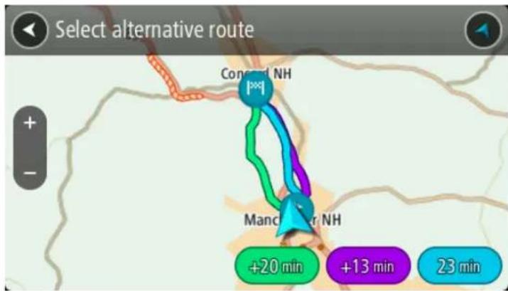 TOMTOM Bridge - Rechner un parcours alternatif - 1
