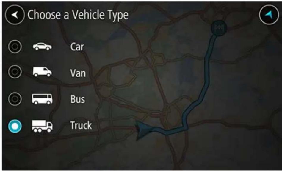 TOMTOM Bridge - Définir votre type de vehicule - 2