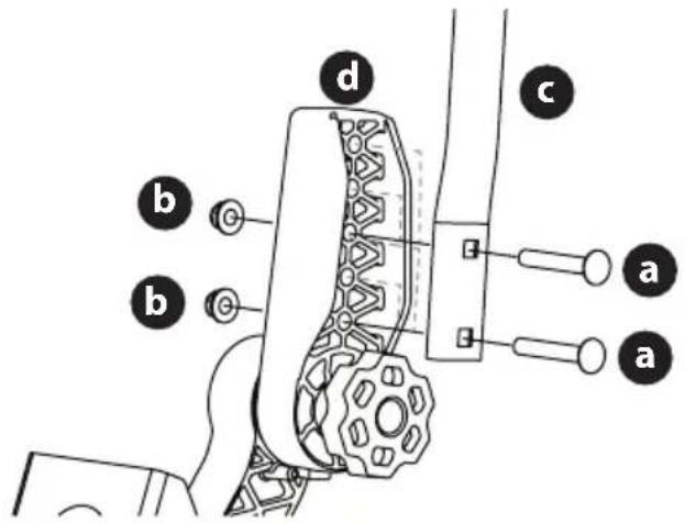 TROY-BILT Mustang Z54 - UBIQUE EN POSICION LAS PALANCA DE CONTROL DEL LA TRANSMISION DE LA BARRA DE SEGURIDAD (LAPBAR) - 1