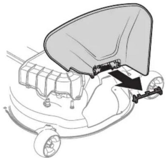 TROY-BILT Mustang Z54 - Quitando el soporte de tope (si fuera Neededo) - 1