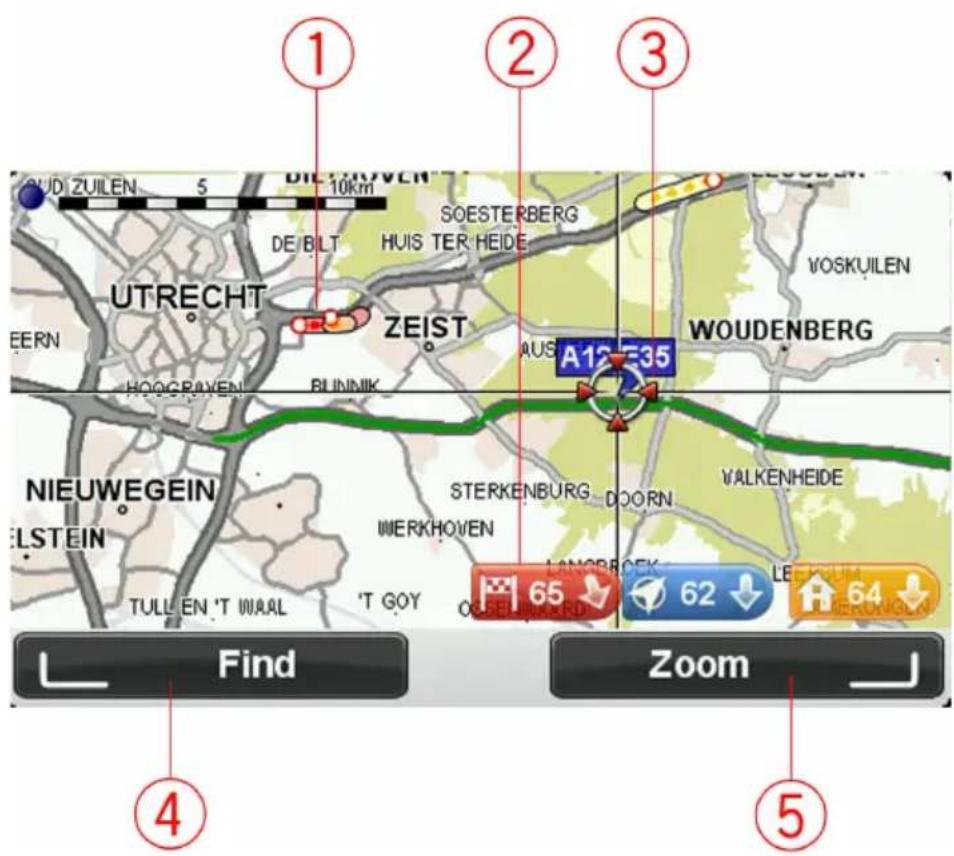 TOMTOM Lexus MoveOn Navi - Explorer la carte - 1